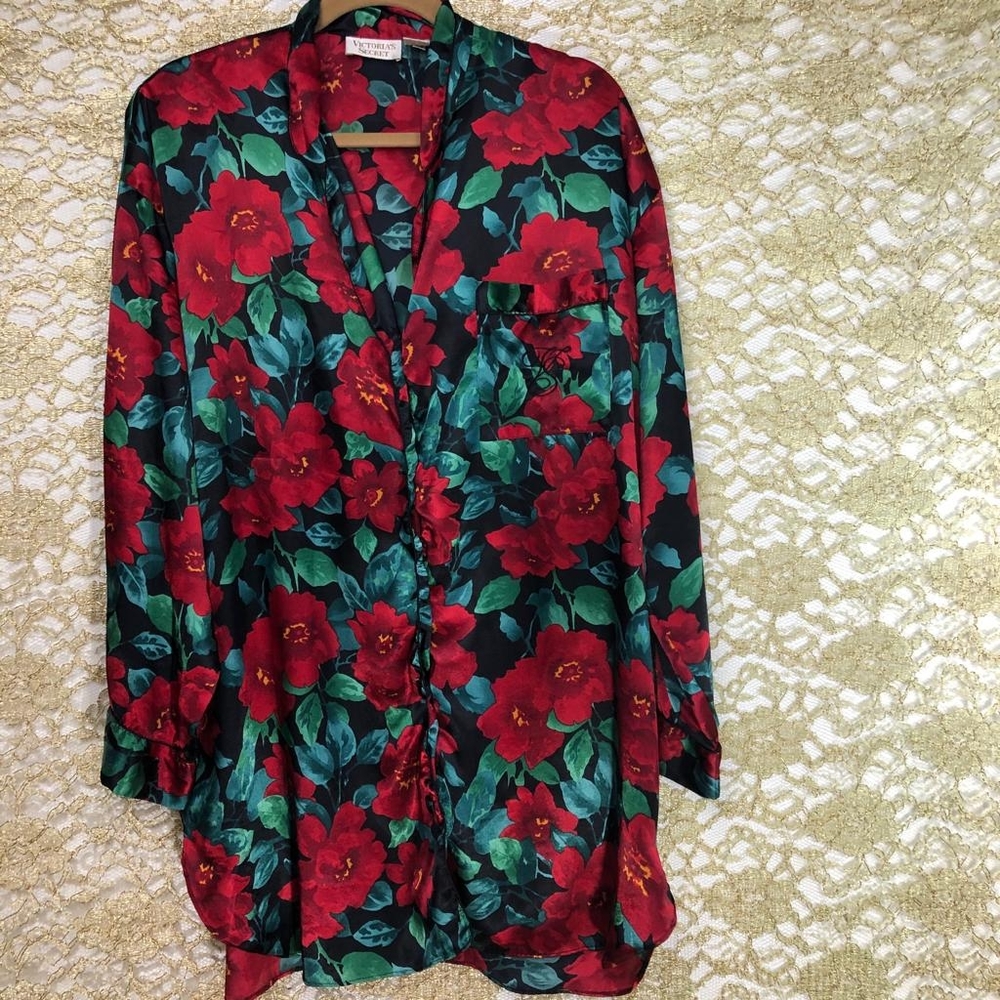 Victoria's Secret Women's Piajama Shirt Sz L
